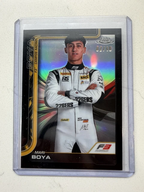 2024 Topps Chrome Sapphire F1 - F3- Mari Boya  -  #54 BLACK/10