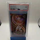Panini 2024 Select Drake Maye RC Red & Blue Shock Prizm Premier #113 PSA 9