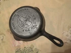 Griswold #3 Slant Logo ERIE cast iron skillet fry fryer cornbread pan