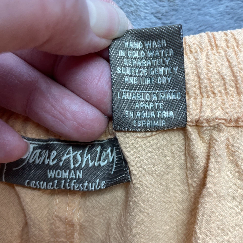 Jane Ashley Mujer 2 Piezas Conjunto Mujer 1X Cantaloupe Lentejuelas Bordado Top Pantalones Foto 4 de 4