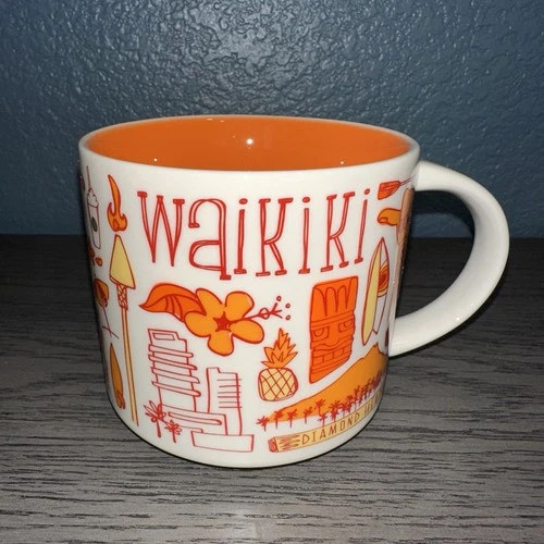 Starbucks 2022 Waikiki Hawaii Been There Series Collection 14 oz Coffee Mug