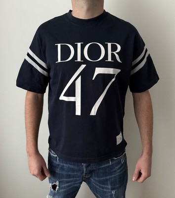 Dior 47 Oversized Navy Blue T-shirt Size S | eBay