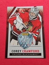 2014 Corey Crawford Panini NHL Player Of The Day #6
