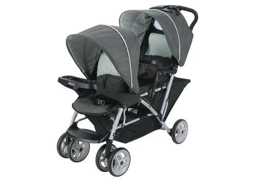 Graco DuoGlider Double Stroller | Lightweight with Tandem Seating, Glacier - Picture 13 of 13