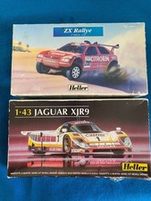 DUE MODELLI HELLER - REF 80191 CITROEN ZX RALLYE + JAGUAR XJR9