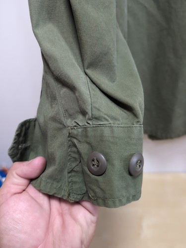 Original US Vietnam War 1966 Dated Jungle Fatigue Jacket Medium Regular Great - Bild 9 von 10