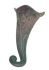 Roseville 8” Pink Columbine Pottery Wall Pocket 1290-8