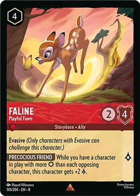 Lorcana Faline - Playful Fawn (145/229) Ch. 08 Reign of Jafar NM