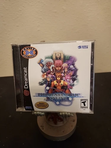 Phantasy Star Online (Sega Dreamcast, 2001) No Sonic Demo Disc Free Shipping
