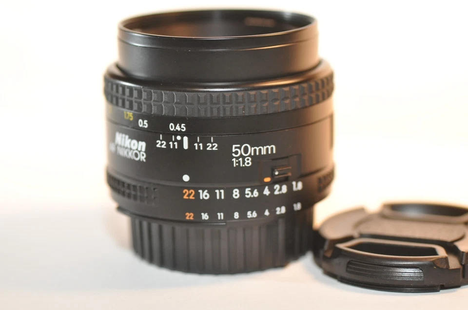 尼康 AF Nikkor 50 毫米 f/1.8 PRIME FX 镜头读取适用于 FM2 F100 D750 DF D850 D500 D90 — 第 2/4 张图片