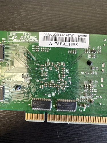 Jaton Video-208PCI-128TW PCI Graphics Card 128 MB VGA Video Output -Untested - Picture 7 of 8
