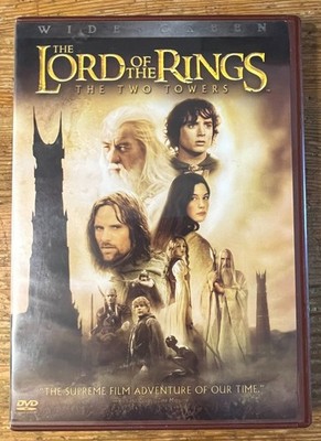 Lord of the Rings Two Towers DVD 2002 Widescreen Peter Jackson Elijah Wood