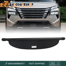 For 2021-2025 Nissan Rogue Trunk Cargo Cover Rear Retractable Luggage Shade