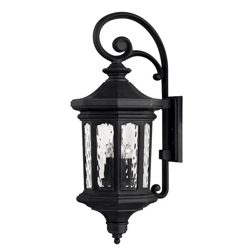 Hinkley Lighting Raley 4 Light Outdoor Large Wall Mount, Museum Black - 1605MB - Picture 1 of 1