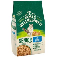 James Wellbeloved Senior Cat Fish 4kg - Cat Food 12.49 per kilo