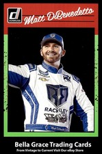 2023 Panini Donruss Racing Matt DiBenedetto #169 Rackley W.A.R. Lime Green