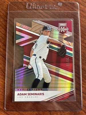ADAM SEMINARIS # d 01/31 - 2020 Panini Elite Extra Edition Aspirations Die-Cut