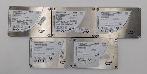 Lot of 5 Intel SSD 520 Series 180GB 2.5" SATA 3 Solid State Drive SSDSC2BW180A3H - Picture 2 of 6
