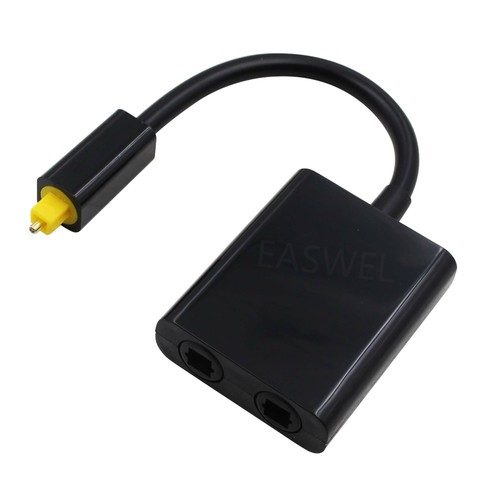 Toslink Optical Adapter Splitter Fiber 