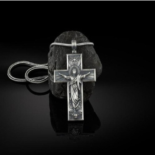 Religiöse Jesus Christus Kruzifix kleines Kreuz Anhänger Halskette - Bild 3 von 3