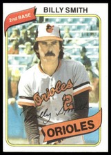 1980 Topps #367 Billy Smith Baltimore Orioles Baseball