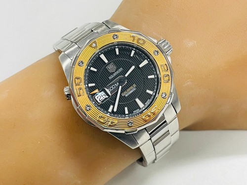 Reloj Tag Heuer Aquaracer Calibre 5 WAJ2150 BA0870 Descuento Excelente++ A930 - Imagen 2 de 13