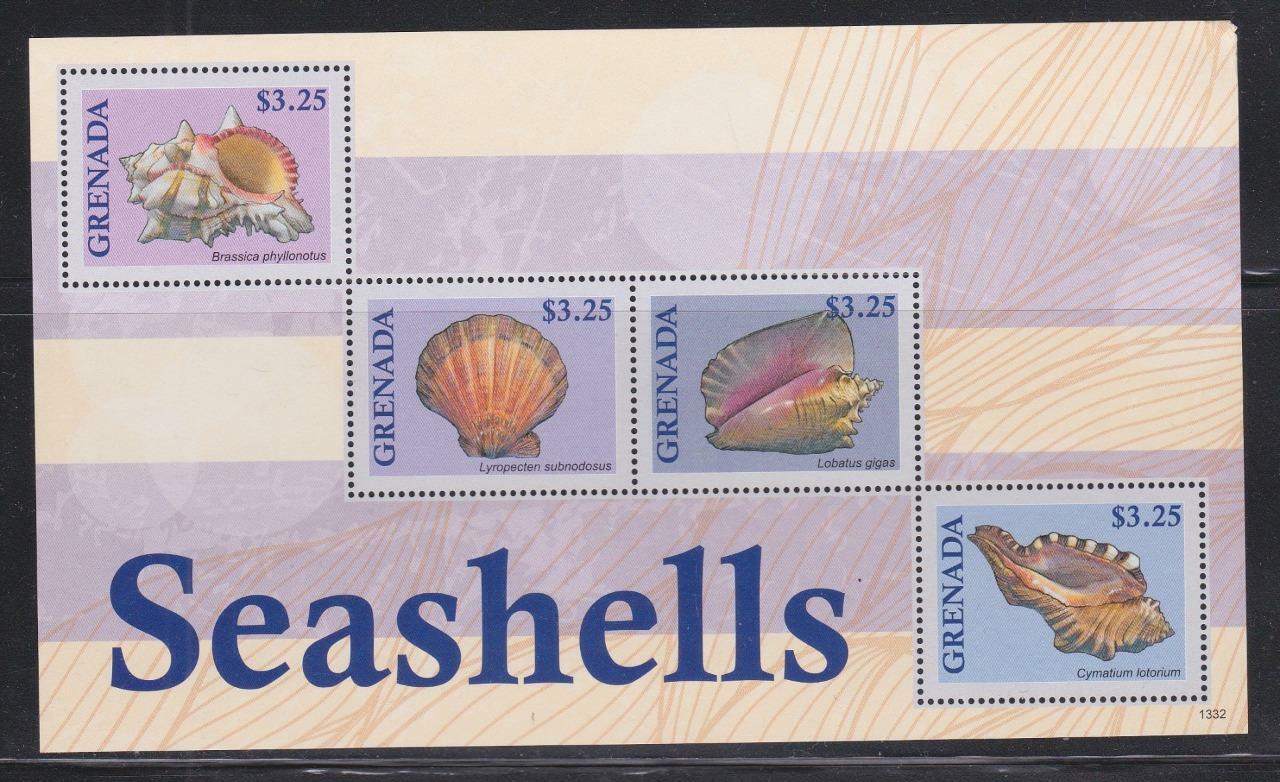 SS31 - SEA SHELLS MARINE LIFE STAMPS GRENADA 2013 SEASHELLS SS MNH | eBay