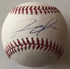 FORREST WHITLEY SIGNED RAWLINGS MLB BASEBALL HOUSTON ASTROS COA