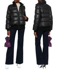 M Missoni Quilted Shell Down Jacket Puffer, Black Sz Us L-xl / Eu 46 $750
