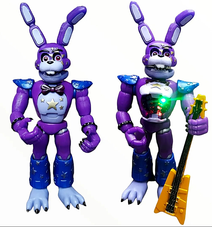 GLAMROCK BONNIE action figure 8 FNAF Five Nights at Freddy's