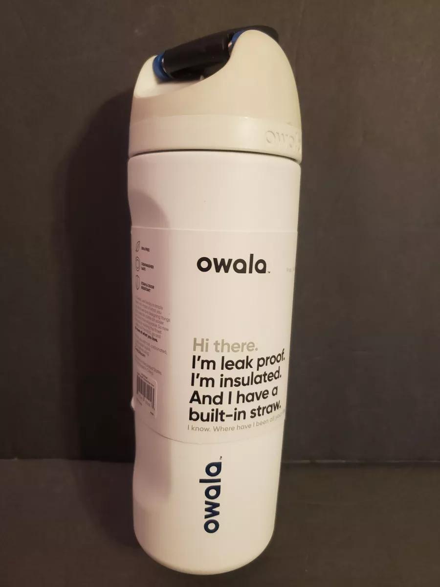 New! OWALA FreeSip Insulated Stainless Steel Water Bottle 19 oz $7