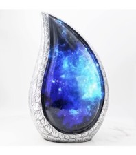 Cosmic Galaxy Teardrop Urns, Funeral Cremation Urns for Human...