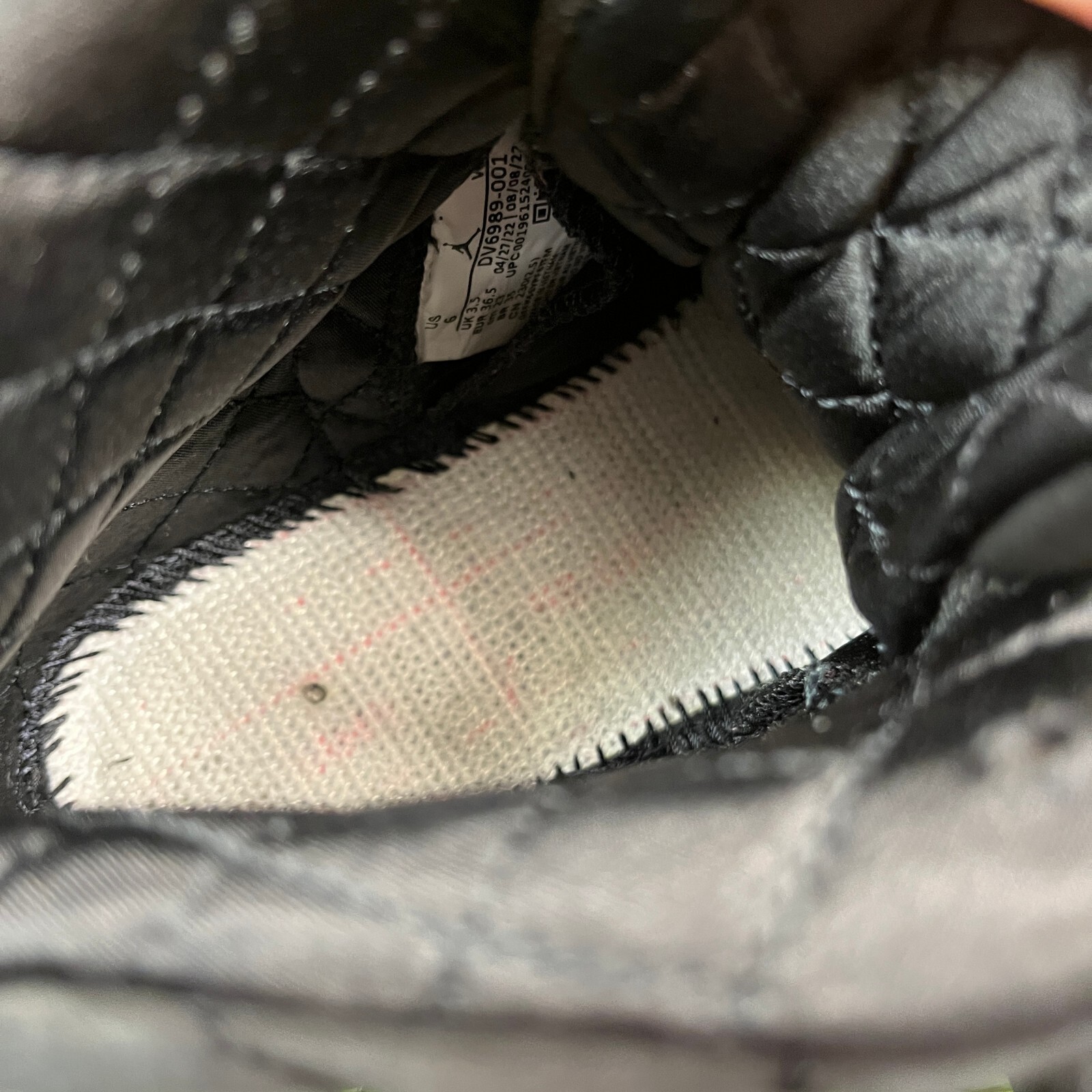 Nike Air Jordan 12 Retro SP x A Womens Size 6 Black Athletic Shoes Sneakers thumbnail 8