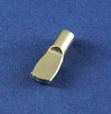 Bodenträger Löffelform 5mm Regalbodenträger vernickelt 20mm Löffelbodenträger