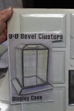3-D Bevel Clusters Display Case for Stained Glass Construction