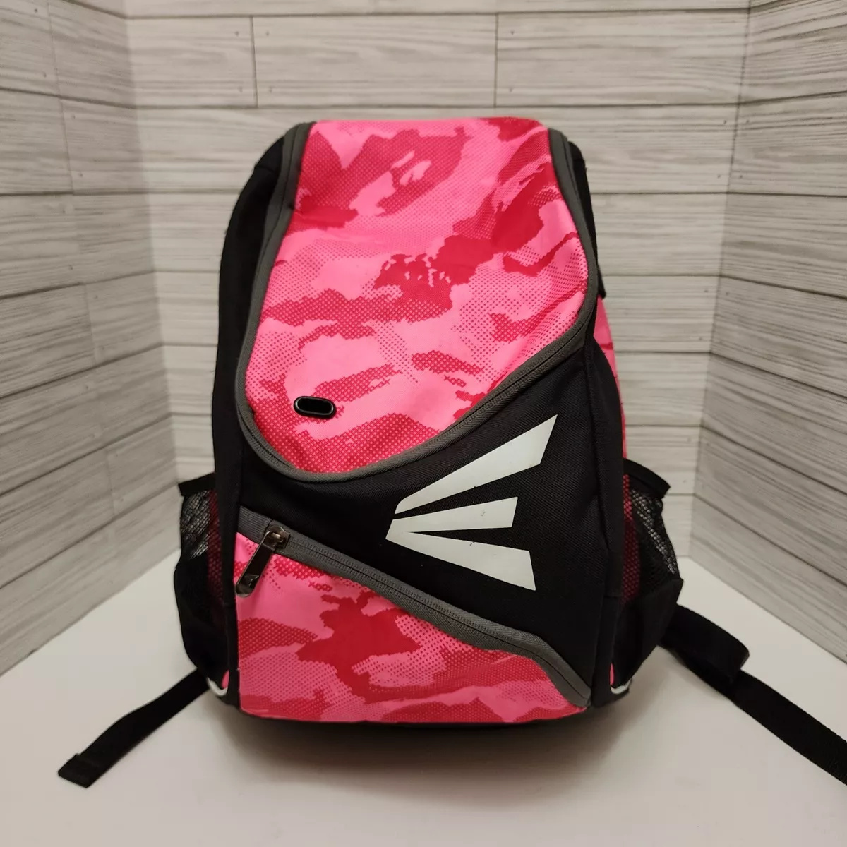 Pink softball backpack top