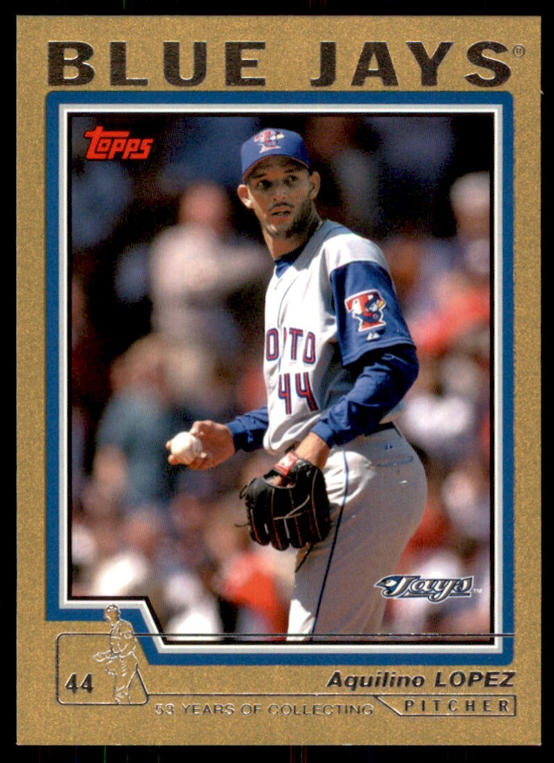 トップス GADID ANONIEM JAYSE/TALE BLUE 2004 Topps Gold Aquilino Lopez 0426/2004 Toronto Blue Jays