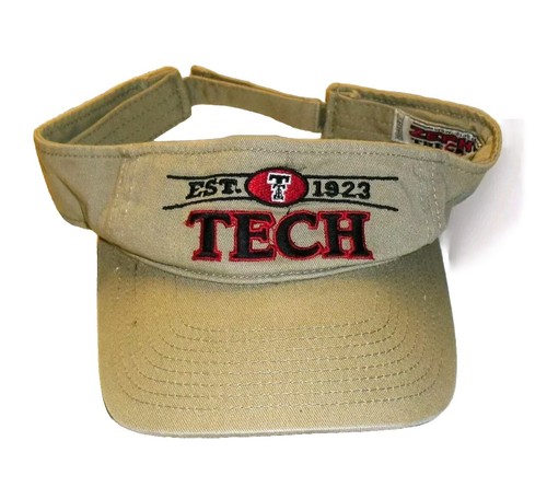 Texas Tech Red Raiders Established 1923 Logo Mens Zephyr Visor hat cap New Ncaa - Picture 1 of 3