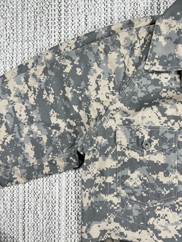 POST OVERALLS Engineers Jacket MEN'S LARGE, Ripstop Green Digital Camouflage USA - Picture 4 of 7