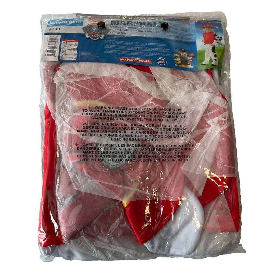 Paw Patrol Marshall Costume Kids Size S Multicolor - Image 2 of 4