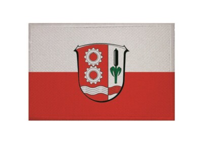  Aufnäher  Maintal Fahne Flagge Aufbügler Patch 9 x 6 cm