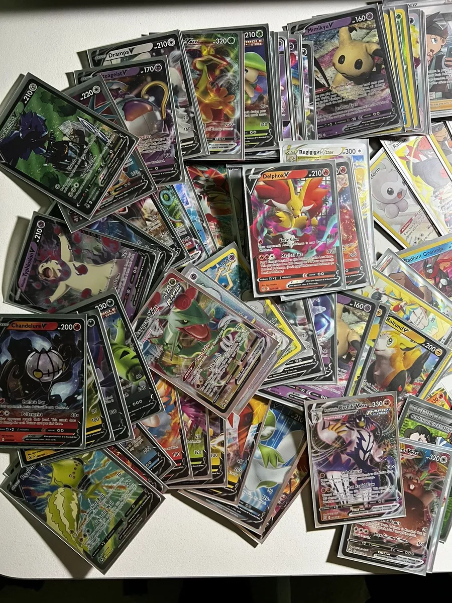 5 Pokemon V Cards - No Duplicates - Ultra Rare Pokemon Pack - Rare Pokemon  Cards 