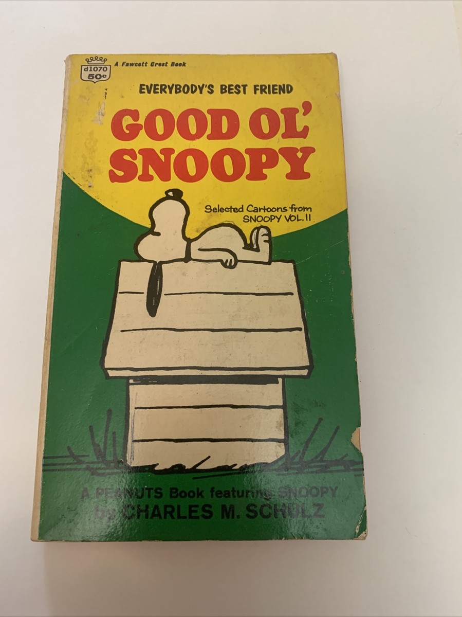 VINTAGE 1968 GOOD OL' SNOOPY BOOK. BY CHARLES SCHULS. VINTAGE USA
