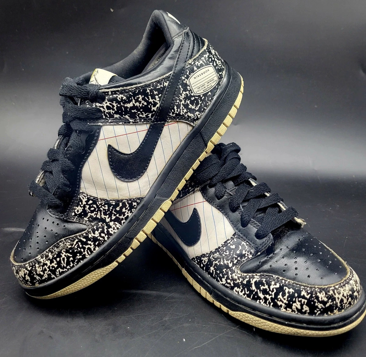 Nike Dunk Low Premium Notebook 2008 Shoes Size 5y Womens 6.5