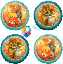 Anagram The Lion King Party Supplies Balloons 4 Pack Bundle Officially Licensed
