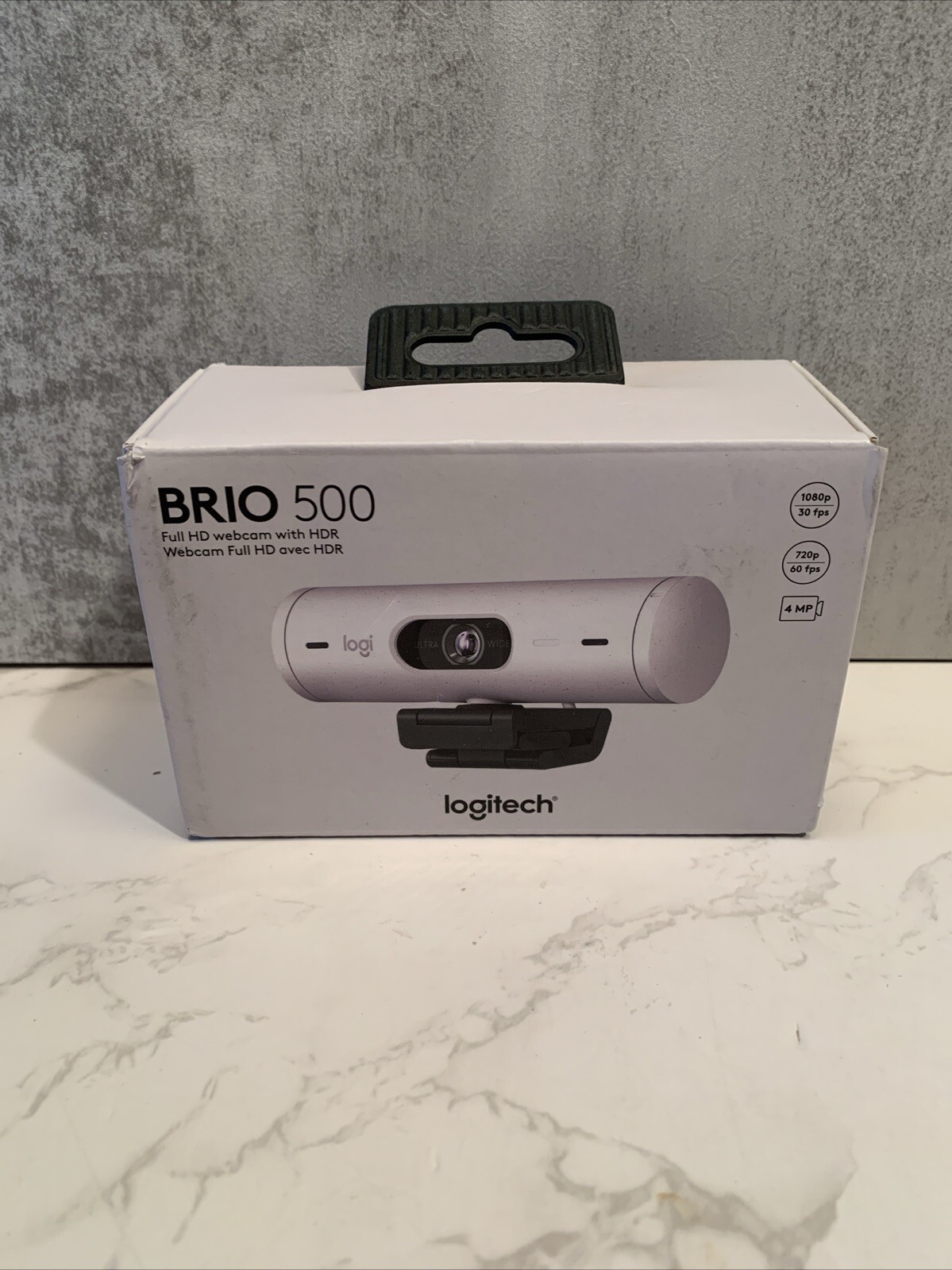Logitech Brio 500 Full HD Webcam USB-C Cable - Off White (No Mount)