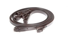 Ainsley proste wodze polo 54", brązowy havana, szerokość 18mm, nowy