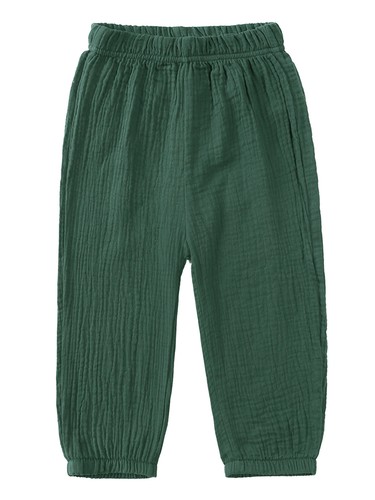 Boys Girls Cotton Linen Pants Casual Beach Bloomers Toddler Kids Loose Trousers - Picture 17 of 81
