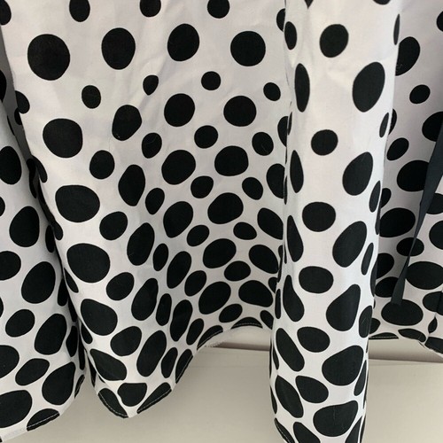Abito Emily West bambina taglia 14 bianco con pois nero con cravatta - Foto 2 di 8