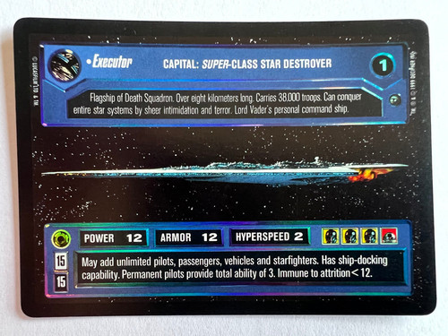 Executor [Foil] Star Wars CCG Reflections card